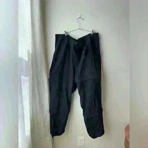 Athleta Trekkie convertible hike pant women’s size 22 black performance material